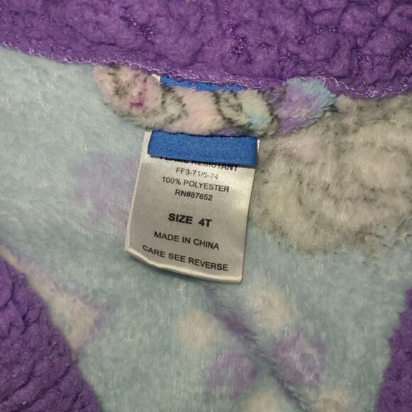 Girl Disney Elsa Robe Size 4T - Picture 4 of 5